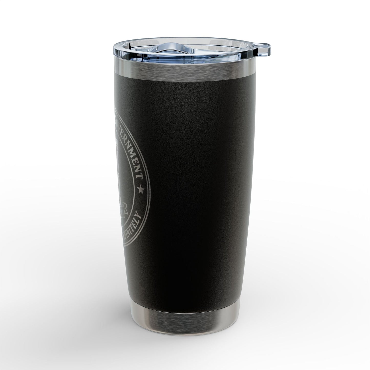 United States Government “Please Hold Indefinitely” Engraved 20oz Stainless Steel Tumbler