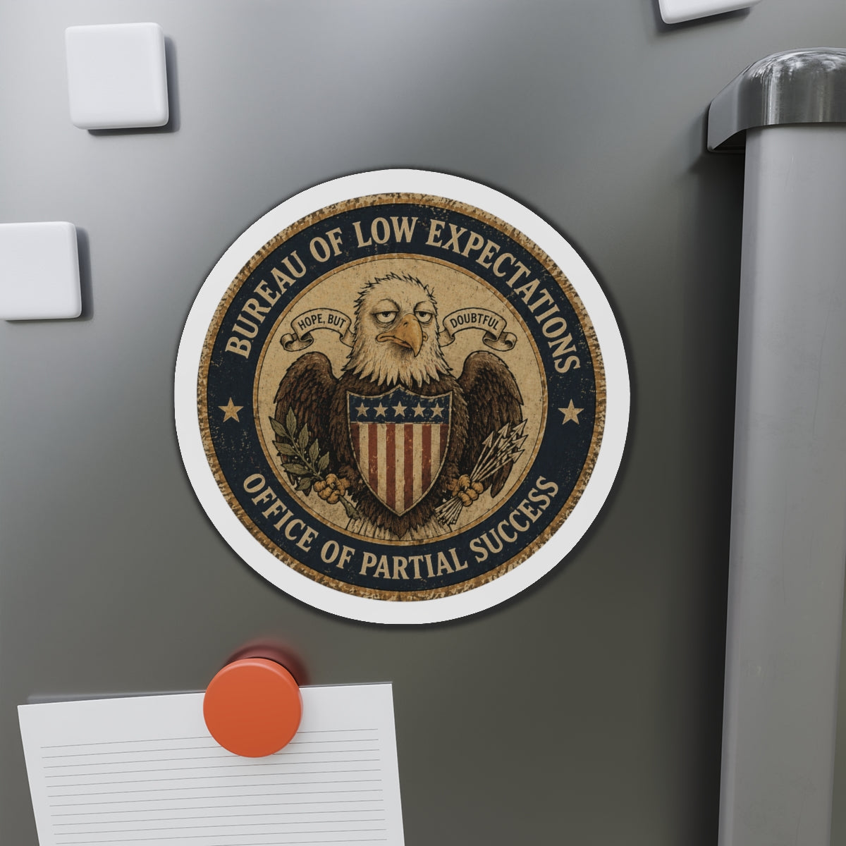 Bureau of Low Expectations Magnet | Office of Partial Success