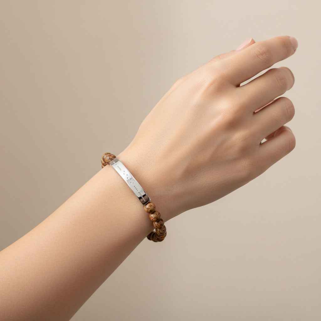 AWARENESS Morse Code Bracelet – Epilepsy Awareness Beaded Bar Bracelet