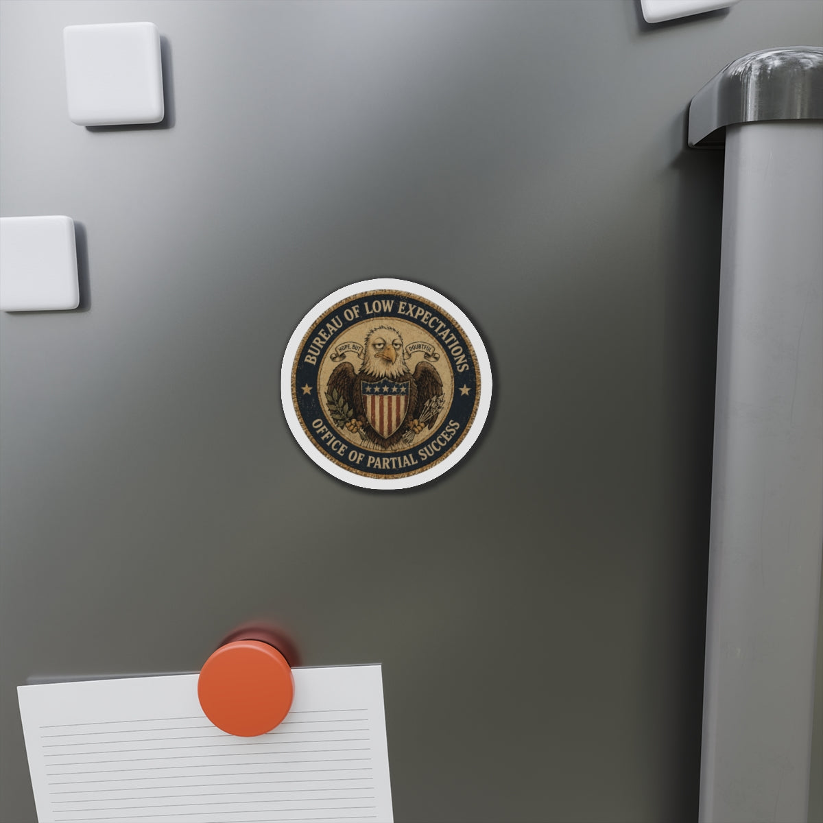 Bureau of Low Expectations Magnet | Office of Partial Success
