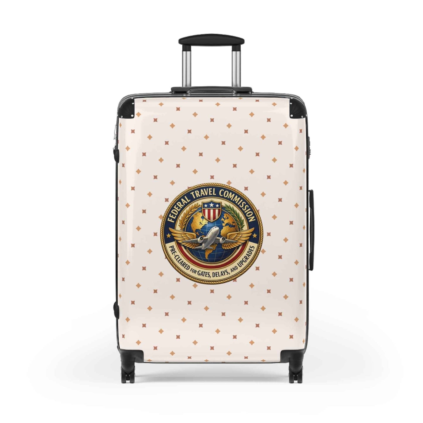Federal Travel Commission Suitcase — Pre-Cleared for Chaos (and Upgrades)