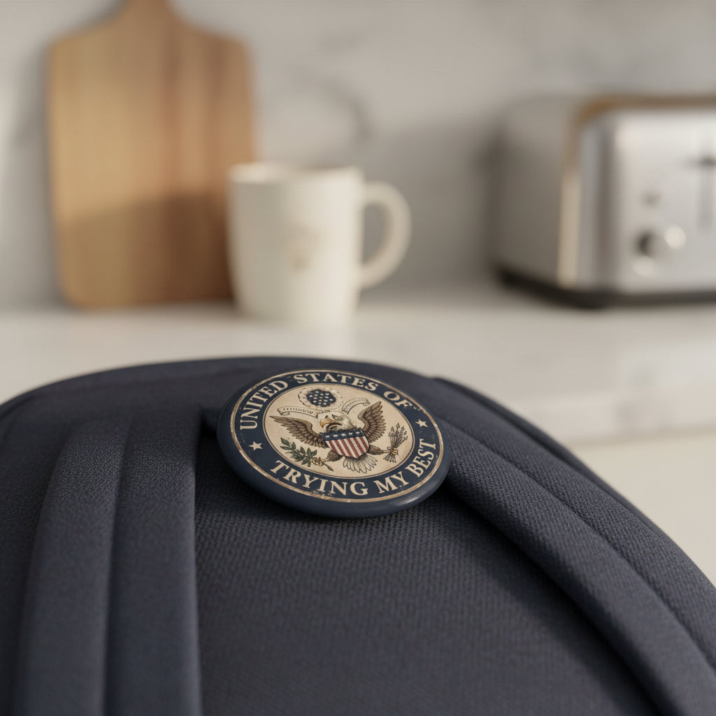 United States of Trying My Best Pinback Button