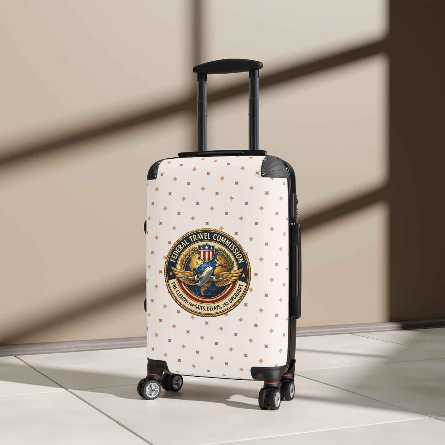 Federal Travel Commission Suitcase — Pre-Cleared for Chaos (and Upgrades)