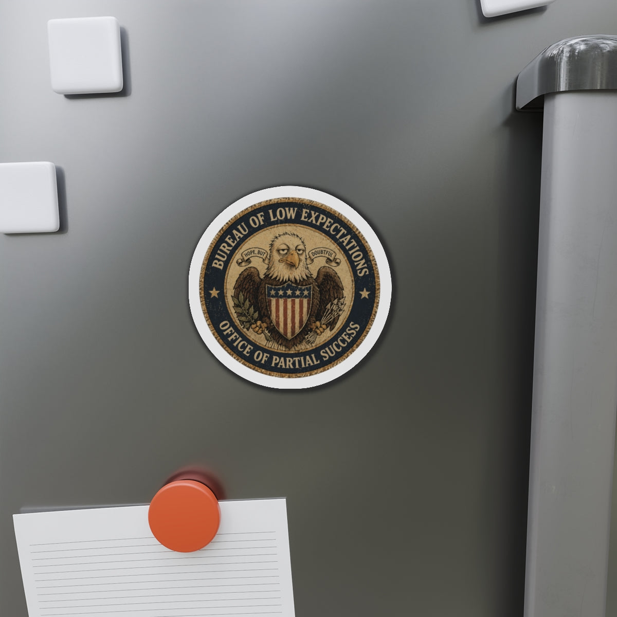 Bureau of Low Expectations Magnet | Office of Partial Success