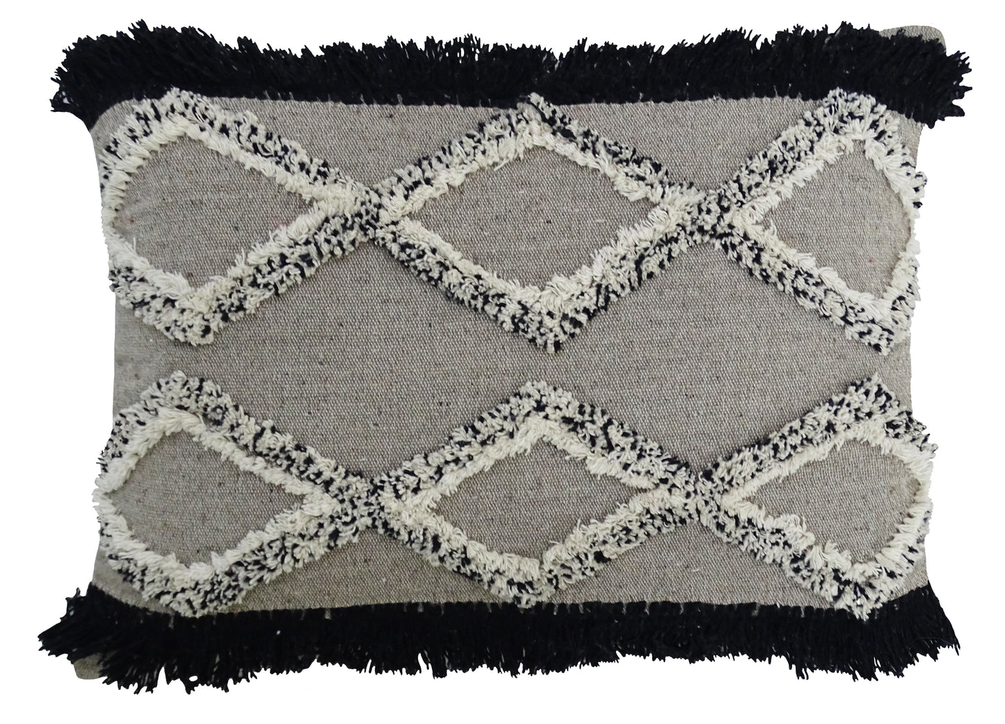 Tufted Decorative Pillow for Living Room 16"x 22"