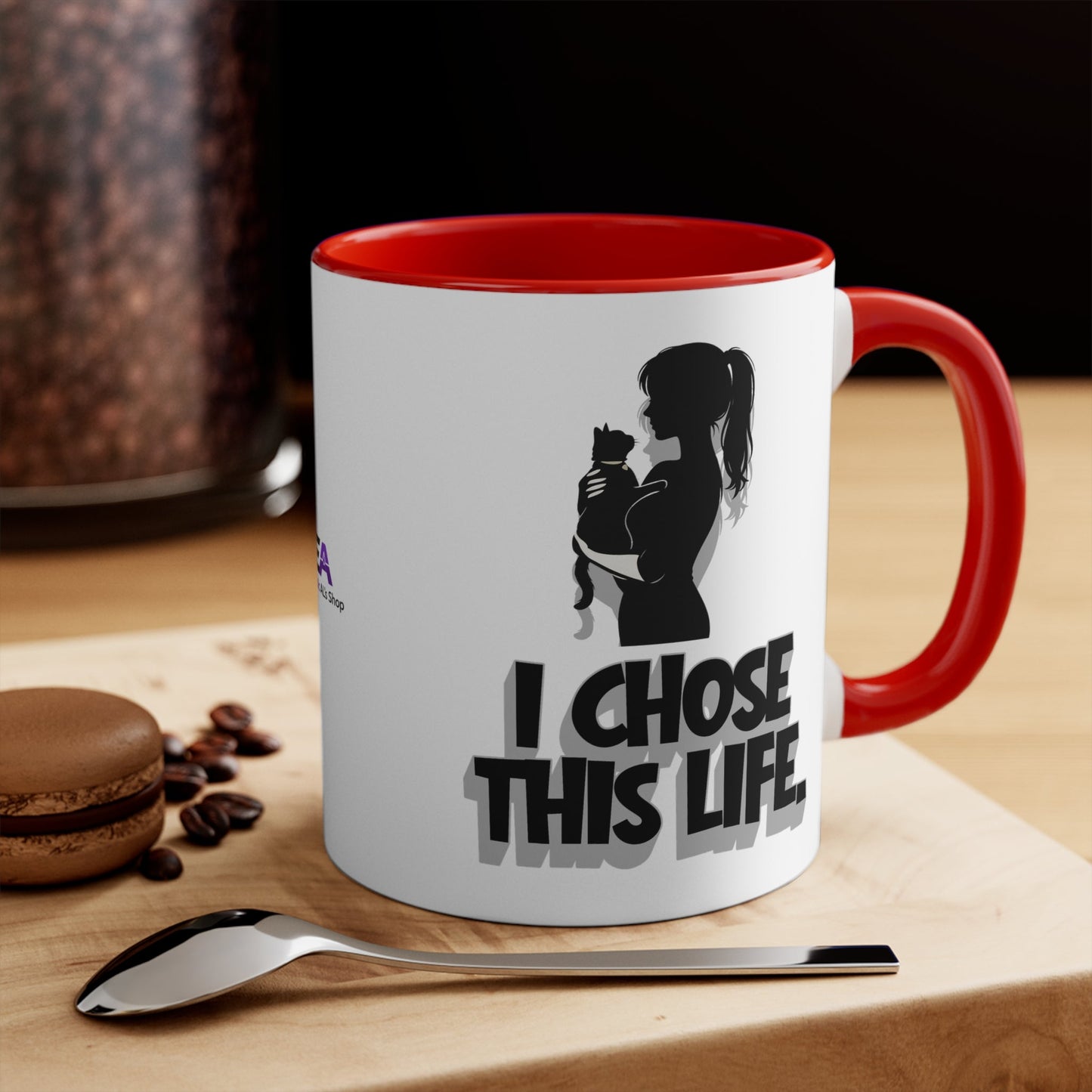 I Chose This Life Cat Lady Mug | Sassy Cat Lover Coffee Cup